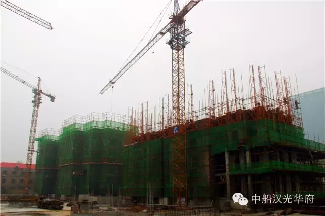 【万丈高楼平地起】中船汉光华府工程进度播报
