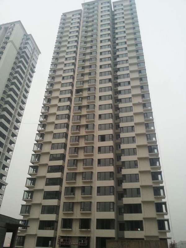 嘉大如意12月工程播报:所有楼体安装窗户作业即将完成