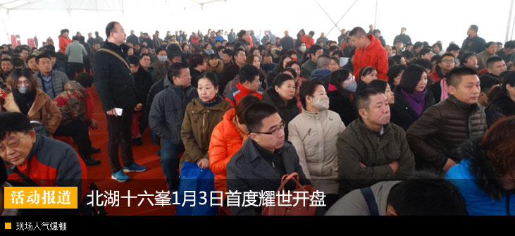 北湖十六峯1月3日首度耀世开盘 现场人气爆棚