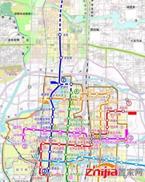 邯郸轻轨线路具体走向首次曝光