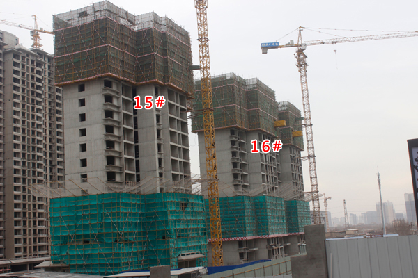 锦绣江南施工神速 三期住宅已出地面20层
