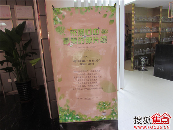 北斗星城东区/御府“赞美生命绿植DIY活动”现场