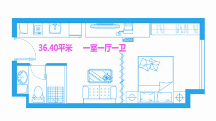 恒丰蓝波湾户型图