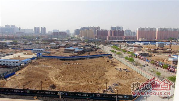 衡水市上海公馆俯视施工进度图2014年4月4日