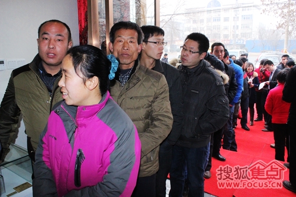 衡水聚华·翰城2014年2月13日现场图片（图片来源：衡水置家）