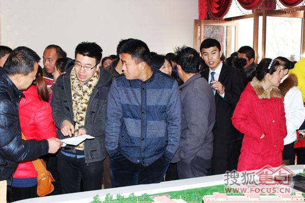 衡水聚华·翰城2014年2月13日现场图片（图片来源：衡水置家）
