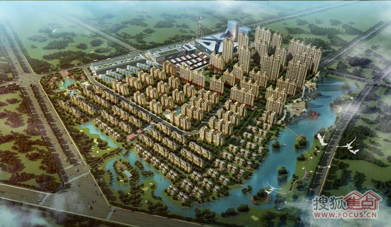 鸟瞰图-滨湖国际
