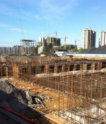 上海公馆7月15日最新工程进度实景图