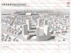 3维模型图，从西侧看新客站