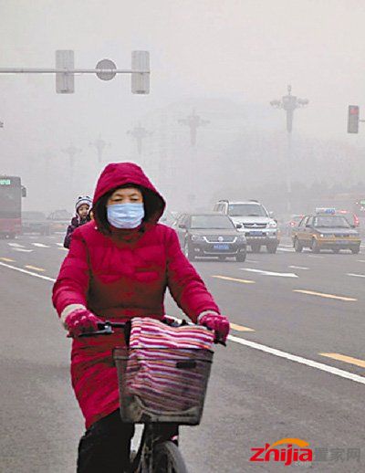 我国多地雾霾笼罩 空气污染突破测量上限(图)