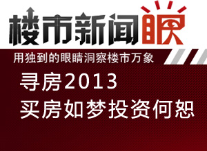 楼市新闻眼第二十八期:寻房2013