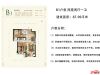 B1户型两室两厅一卫87-90平米