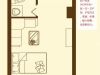 时代公馆一室一厅户型