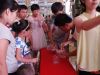 幸运客户现场制作手模