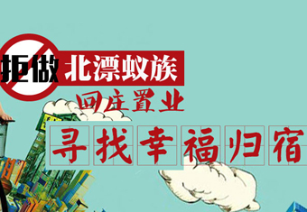 拒做北漂蚁族 回庄置业 寻找幸福归宿