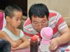 “重拾童趣 彩绘幸福”石膏彩绘活动现场