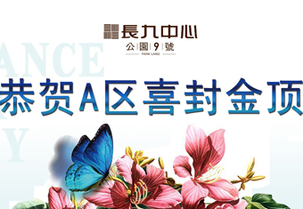 长九中心A区封顶仪式圆满落幕