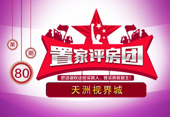 置家评房团第八十期 天洲视界城