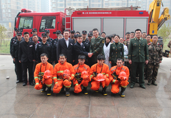 衡美物业组织2014年度消防实战演习