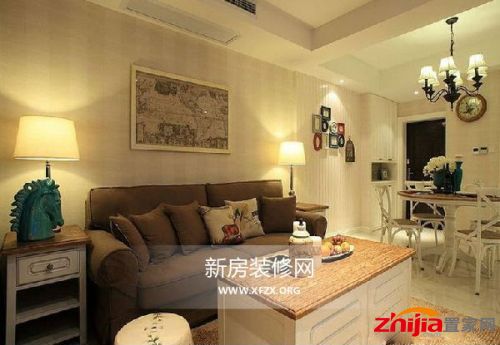 112.77平米三室一厅童话田园风格装修效果图3