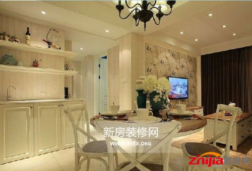 112.77平米三室一厅童话田园风格装修效果图1