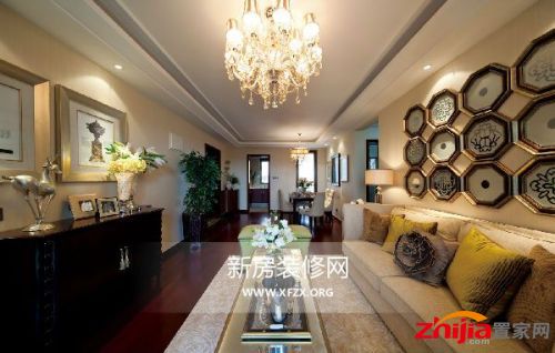 商务气息浓郁的欧式混搭装修效果图1