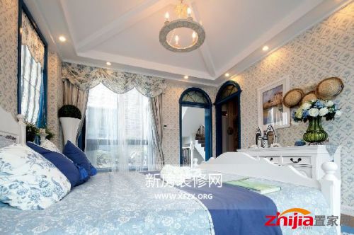 地中海风格跃层装修效果图6