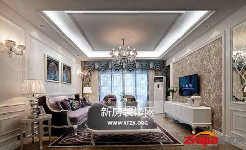 纯色高贵的欧式装修效果图2