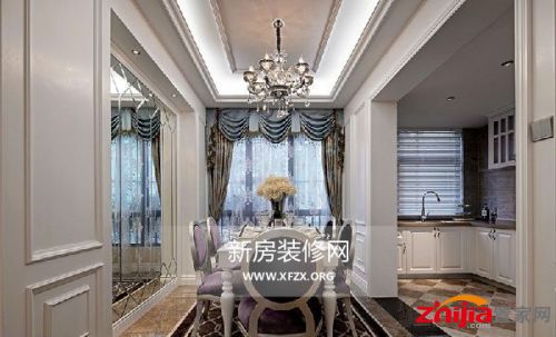 纯色高贵的欧式装修效果图5