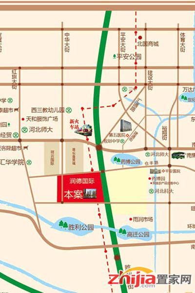 润德天悦城二中入驻 临规划地铁2、4号线