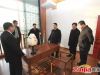 肇东市政府考察团一行参观了卓达竹钢别墅.