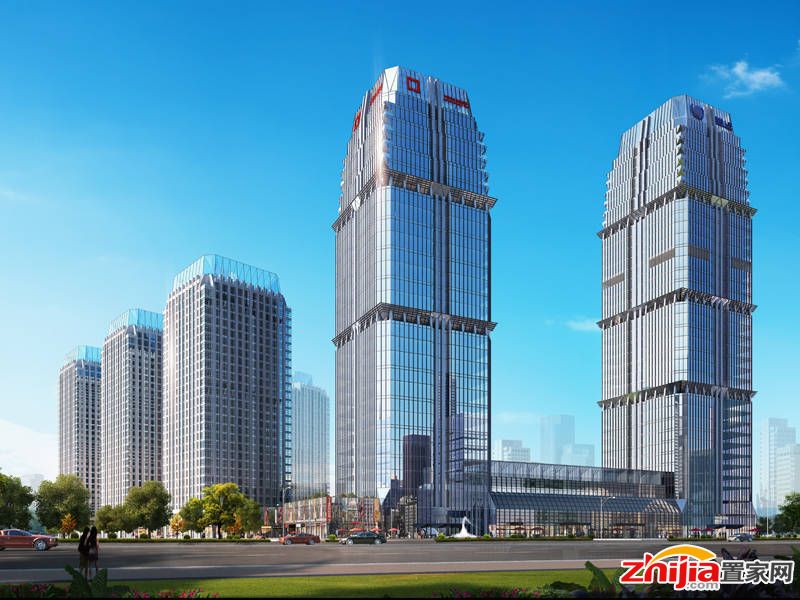 石家庄宝能中心临街商铺起价60万/套