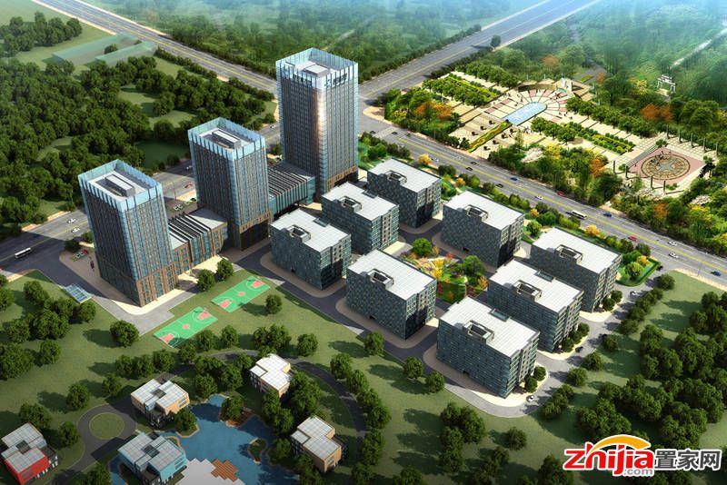 慧谷科技园总占地面积8万平