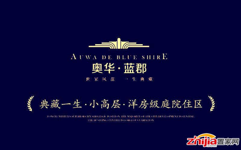 奥华蓝郡繁荣大街旁高品质准现房