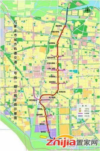 重磅消息!石家庄地铁2号线嘉华站主体一期工程26日起施工