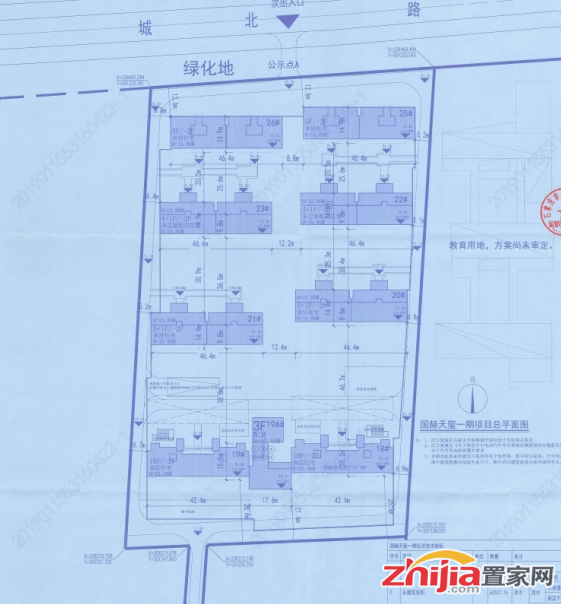 国赫天玺一期项目设计方案曝光，将建8栋住宅楼